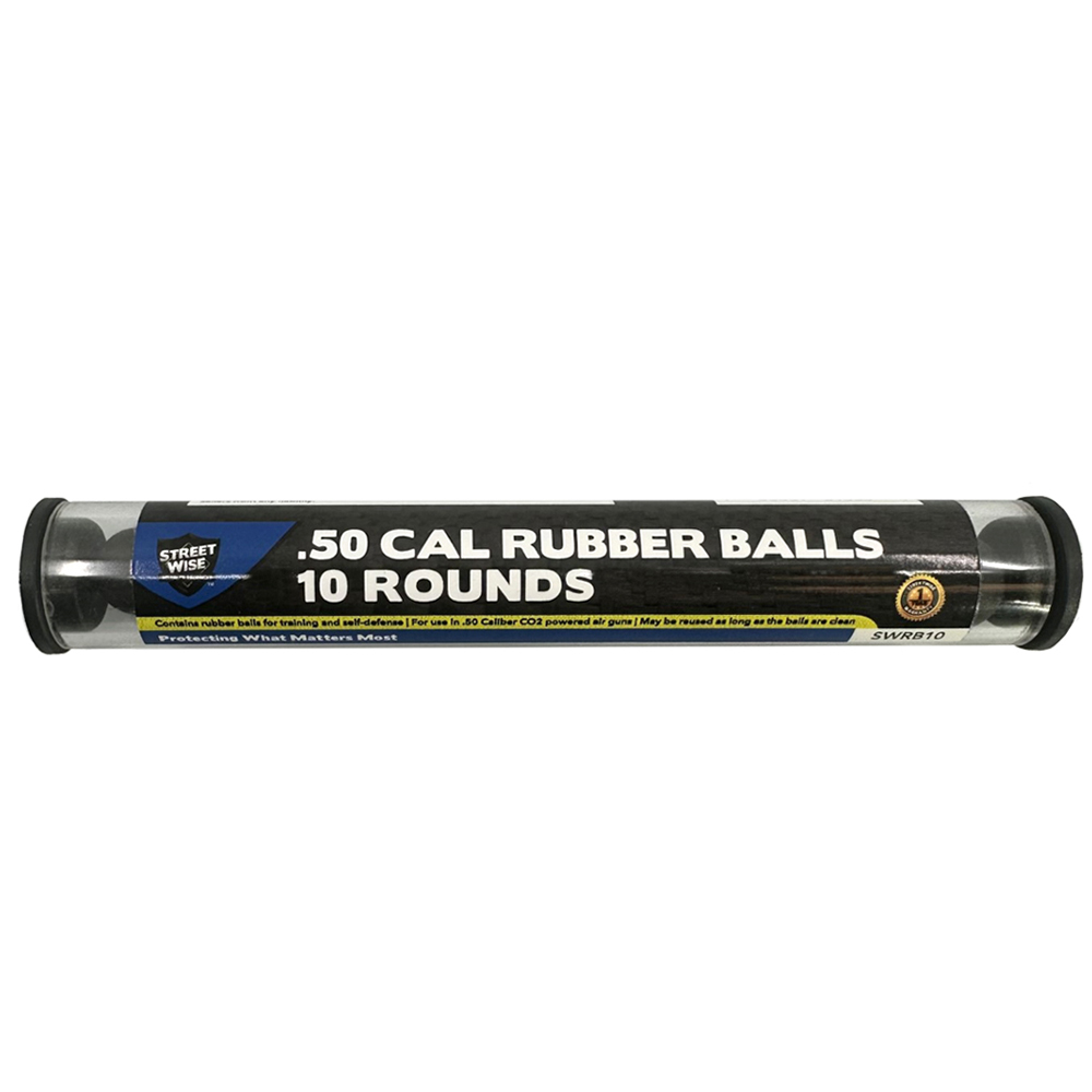 Streetwise .50 Cal Rubber Ball 10 Rounds